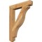 Ekena Millwork Funston Craftsman Rough Sawn Bracket, Western Red Cedar, 4"W x 26"D x 34"H BKT04X26X34FST04RWR - alternate 1